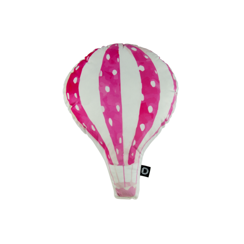 Poduszka UNIQUE JOURNEY  wzór D843D  | biało różowy balon 