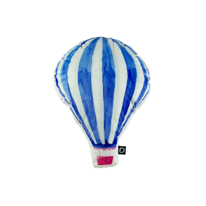 Poduszka UNIQUE JOURNEY  wzór D843D  | niebiesko biały balon 