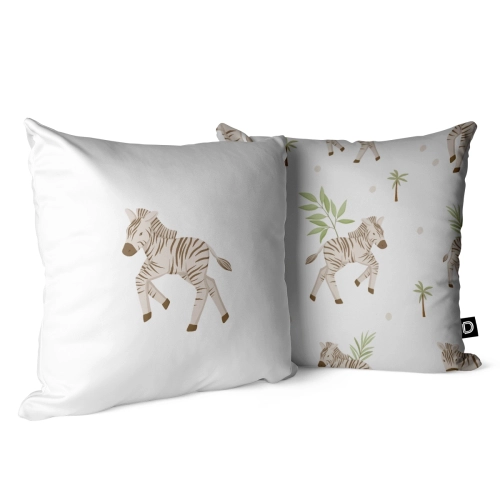 Poduszka dla dzieci WILD SAFARI wzór D212 | wesoła zebra