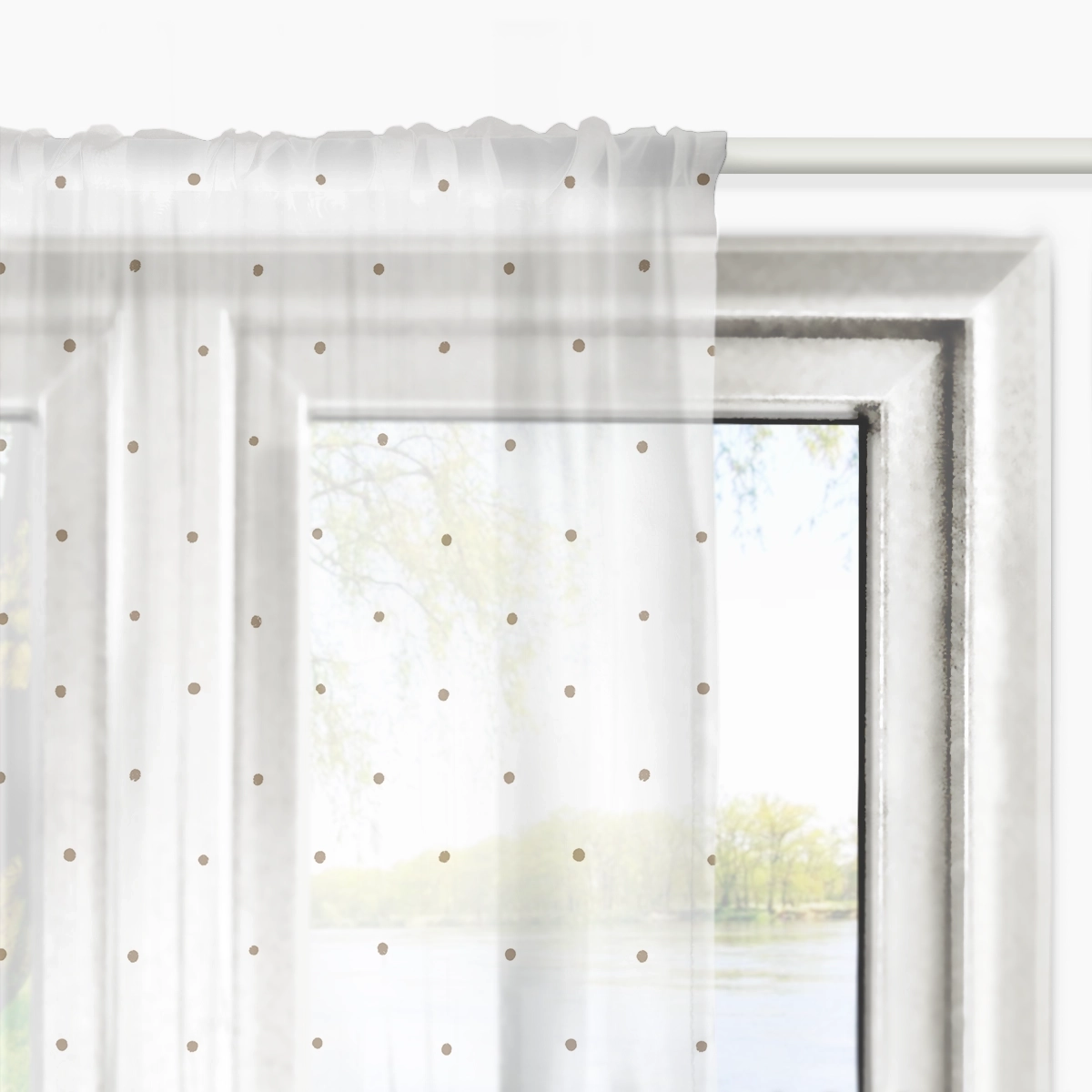 Firana dla dzieci NEWBORN wzór NB26 | drobne kropeczki