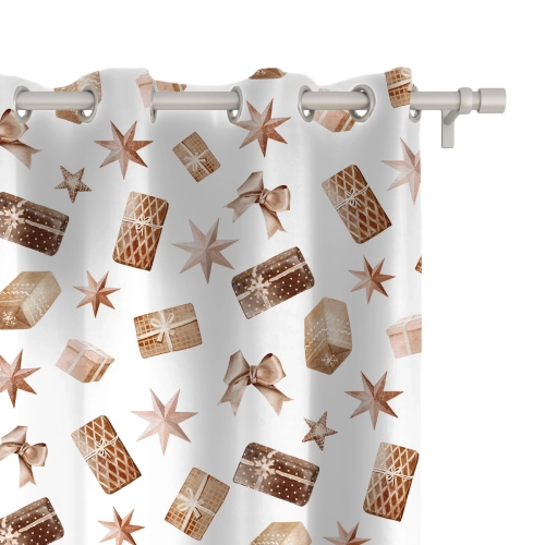Zasłona XMAS wzór XM11 | Pierwsza Gwiazdka