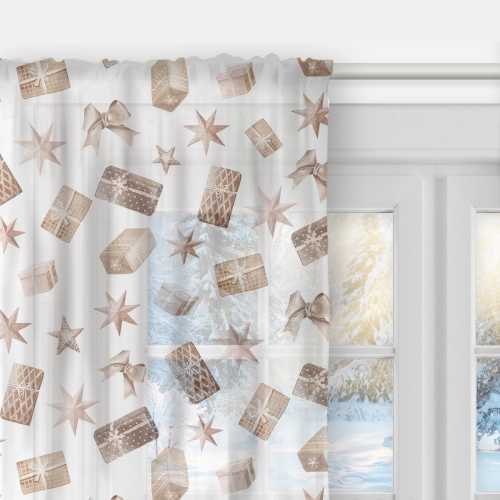 Firana  XMAS wzór XM11 | Pierwsza Gwiazdka