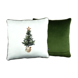 Poduszka XMAS wzór XM10 | Choinka z gwiazdką