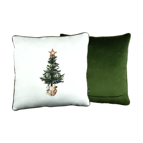 Poduszka XMAS wzór XM10 | Choinka z gwiazdką