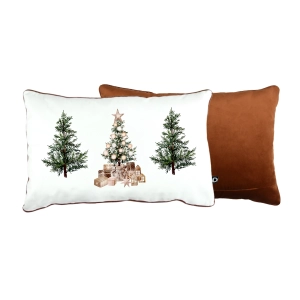 Poduszka prostokątna XMAS wzór XM11 | Choinka z prezentami