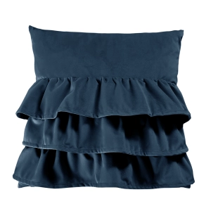 Poduszka z falbanami VELVET VE2211 | granat