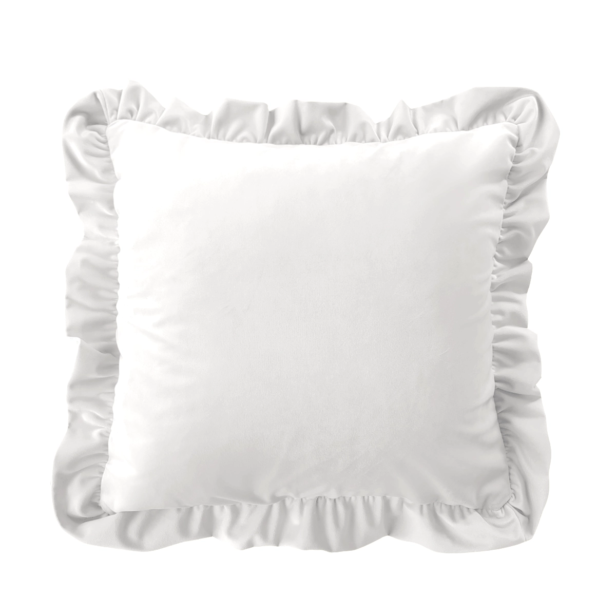 Poduszka z falbaną VELVET VE2200 | biały