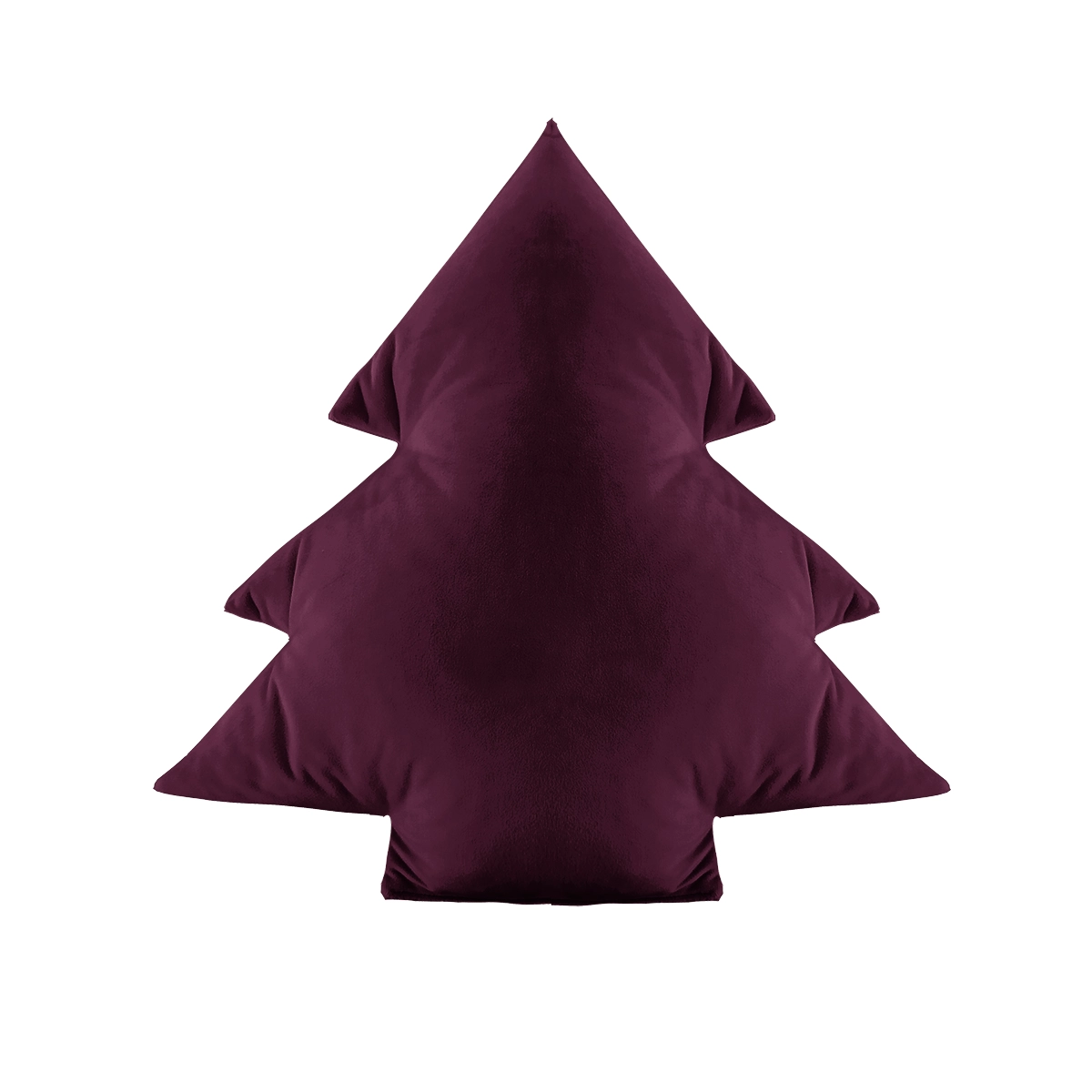 Poduszka choinka VELVET VE2202 | ciemny fiolet