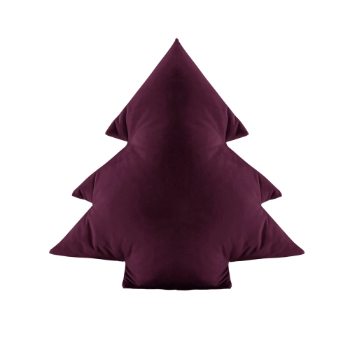 Poduszka choinka VELVET VE2202 | ciemny fiolet