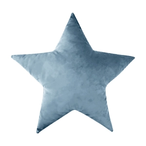 Poduszka GWIAZDKA VELVET VE2260 | błękitny
