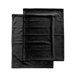 Komplet 2 podkładek pod talerze VELVET VE2219  | czarny