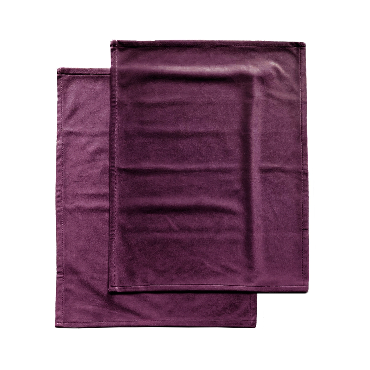 Komplet 2 podkładek pod talerze VELVET VE2202 | ciemny fiolet
