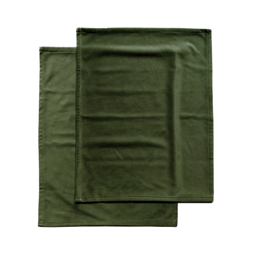 Komplet 2 podkładek pod talerze VELVET VE2295 | oliwkowy