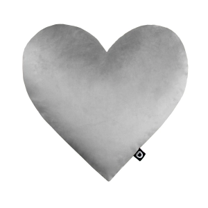 Poduszka VELVET VE2218 | szare  serce 