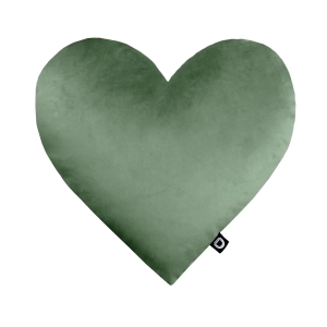 Poduszka VELVET VE2236 | zielone serce 