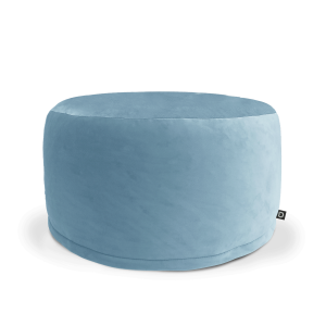 Pufa podnóżek VELVET VE2260 | błękitny