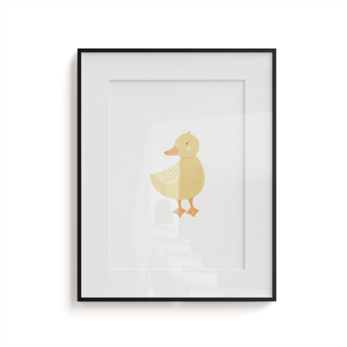 Plakat dla dzieci LOVELY FARM wzór D149 | kaczuszka