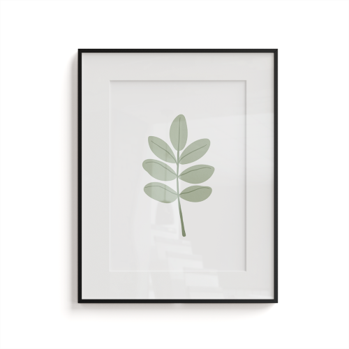 Plakat dla dzieci LOVELY FARM wzór D159 | liście akacji