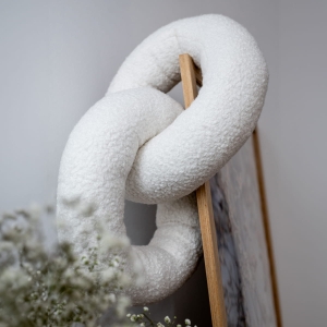 Poduszka SOFT LOOP | biały łańcuch
