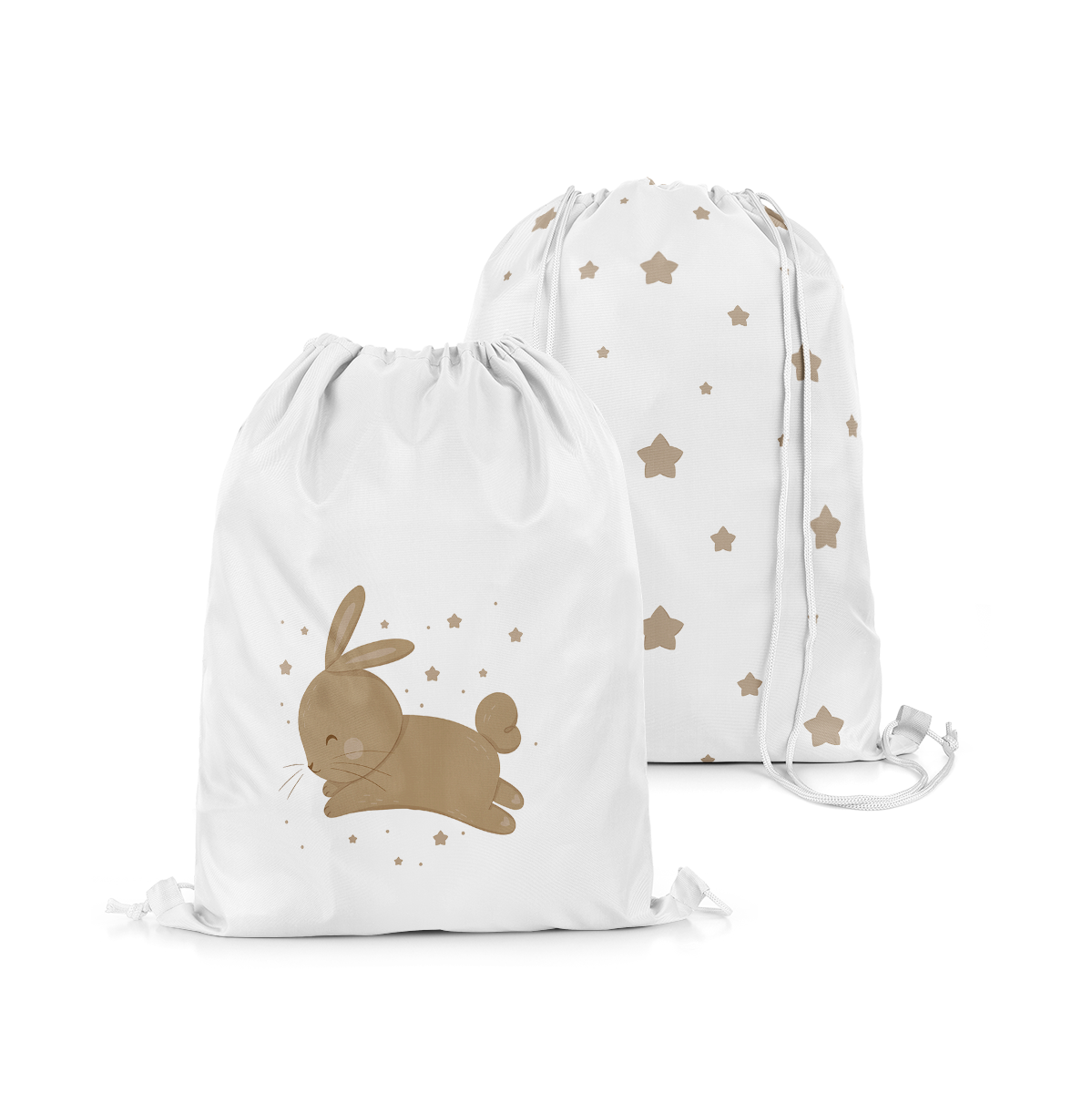 Plecak Worek dla dzieci BUNNY BLISS wzór D249 | gwiezdne zajączki