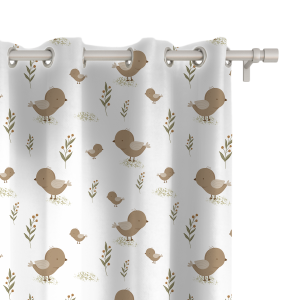 Zasłona dla dzieci BUNNY BLISS wzór D250 | kurczaczki