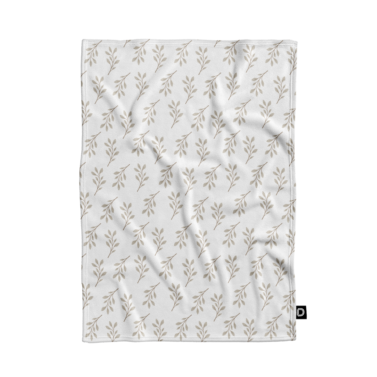 Koc pluszowy dla dzieci BUNNY BLISS wzór D248 | gałązki