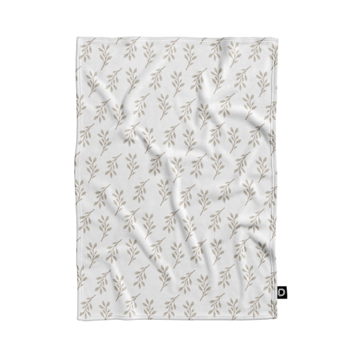 Koc pluszowy dla dzieci BUNNY BLISS wzór D248 | gałązki