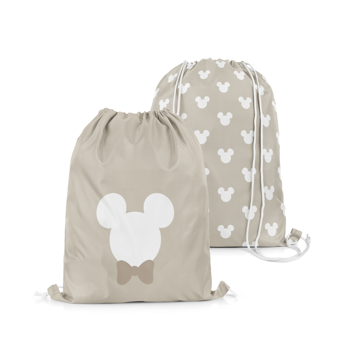 Plecak Worek dla dzieci MICKEY & MINNIE wzór D255 | Mickey na beżowym tle