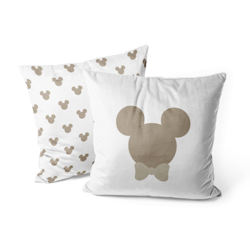 Poduszka dla dzieci MICKEY & MINNIE wzór D256 | Mickey na białym tle 