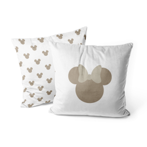 Poduszka dla dzieci MICKEY & MINNIE wzór D256 | Minnie na białym tle 