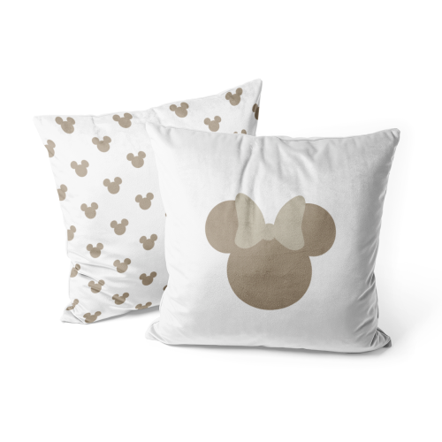 Poduszka dla dzieci MICKEY & MINNIE wzór D256 | Minnie na białym tle 