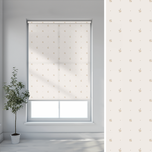 Roleta dla dzieci PRETTY FLOWERS wzór D135 o wysokości 220 cm | drobne bukiety