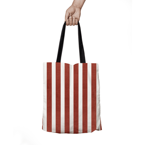 Torba SUMMER wzór SM43 | pasy czerwone