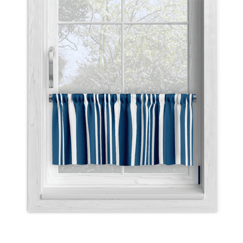 Zazdrostka SUMMER wzór SM59 | pasy granatowe przeplatane