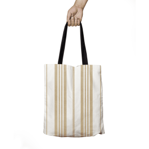 Torba SUMMER wzór SM46 | pasy beżowe mieszane