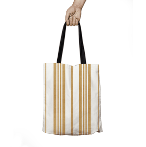 Torba SUMMER wzór SM48 | pasy musztardowe mieszane  