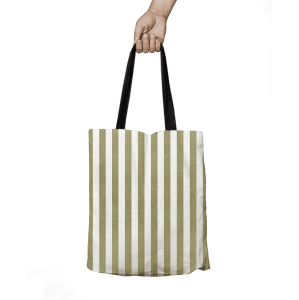 Torba SUMMER wzór SM50 | pasy oliwkowe wąskie