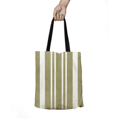 Torba SUMMER wzór SM56 | pasy oliwkowe przeplatane