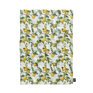 Koc pluszowy SUMMER wzór SM63 | soczyste cytryny