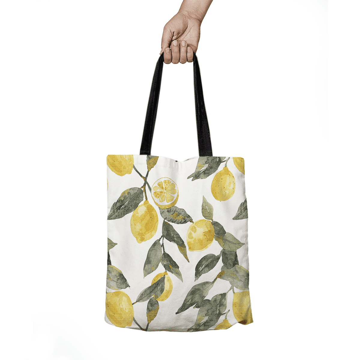 Torba SUMMER wzór SM64 | akwarelowe cytryny