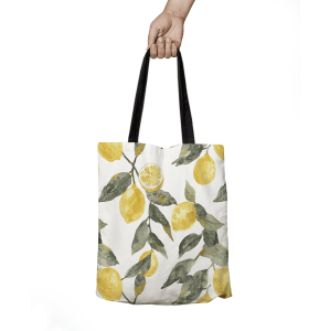 Torba SUMMER wzór SM64 | akwarelowe cytryny