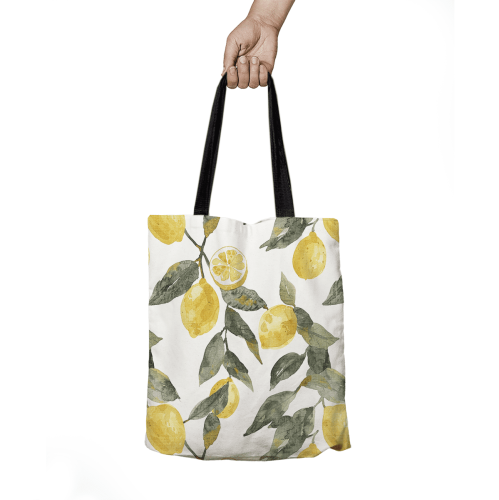 Torba SUMMER wzór SM64 | akwarelowe cytryny