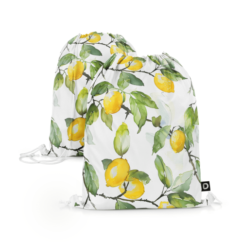 Plecak Worek SUMMER wzór SM63 | soczyste cytryny