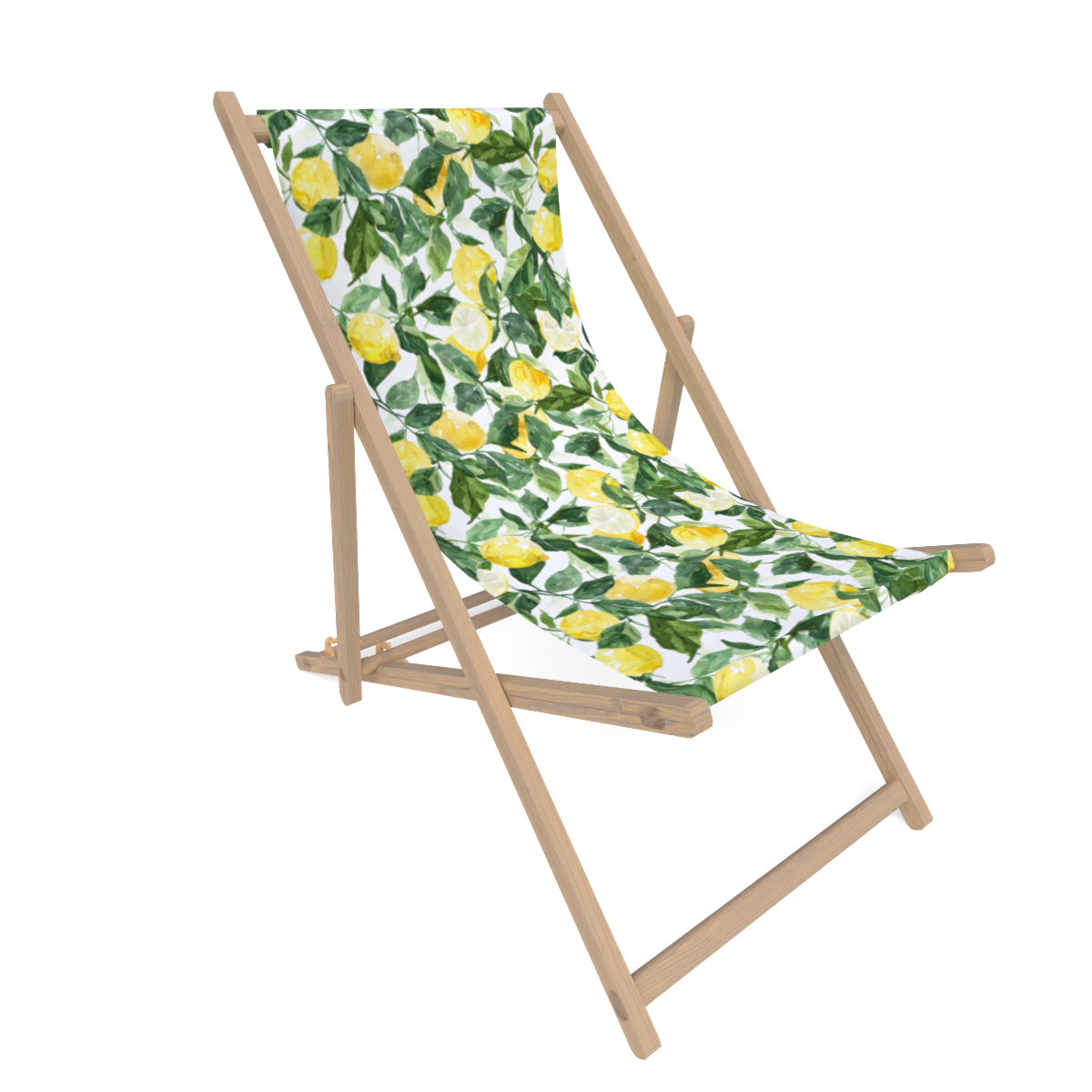 Leżak SUMMER wzór SM62 | cytrynowy raj