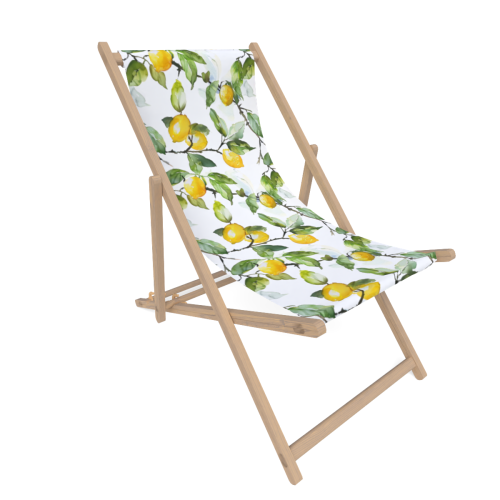 Leżak SUMMER wzór SM63 | soczyste cytryny