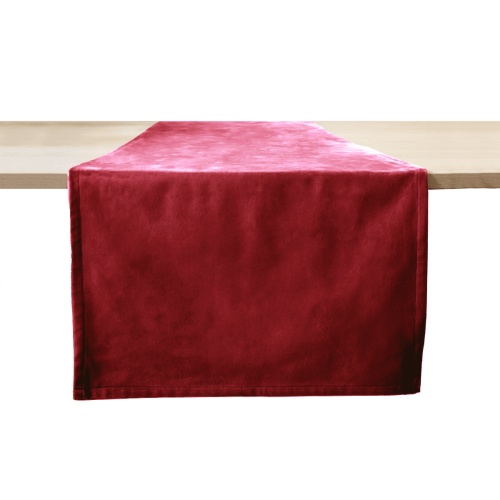 Bieżnik na stół VELVET VE2267  | rubinowy