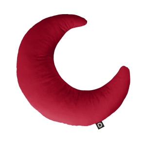 Poduszka księżyc VELVET VE2267 | rubinowy
