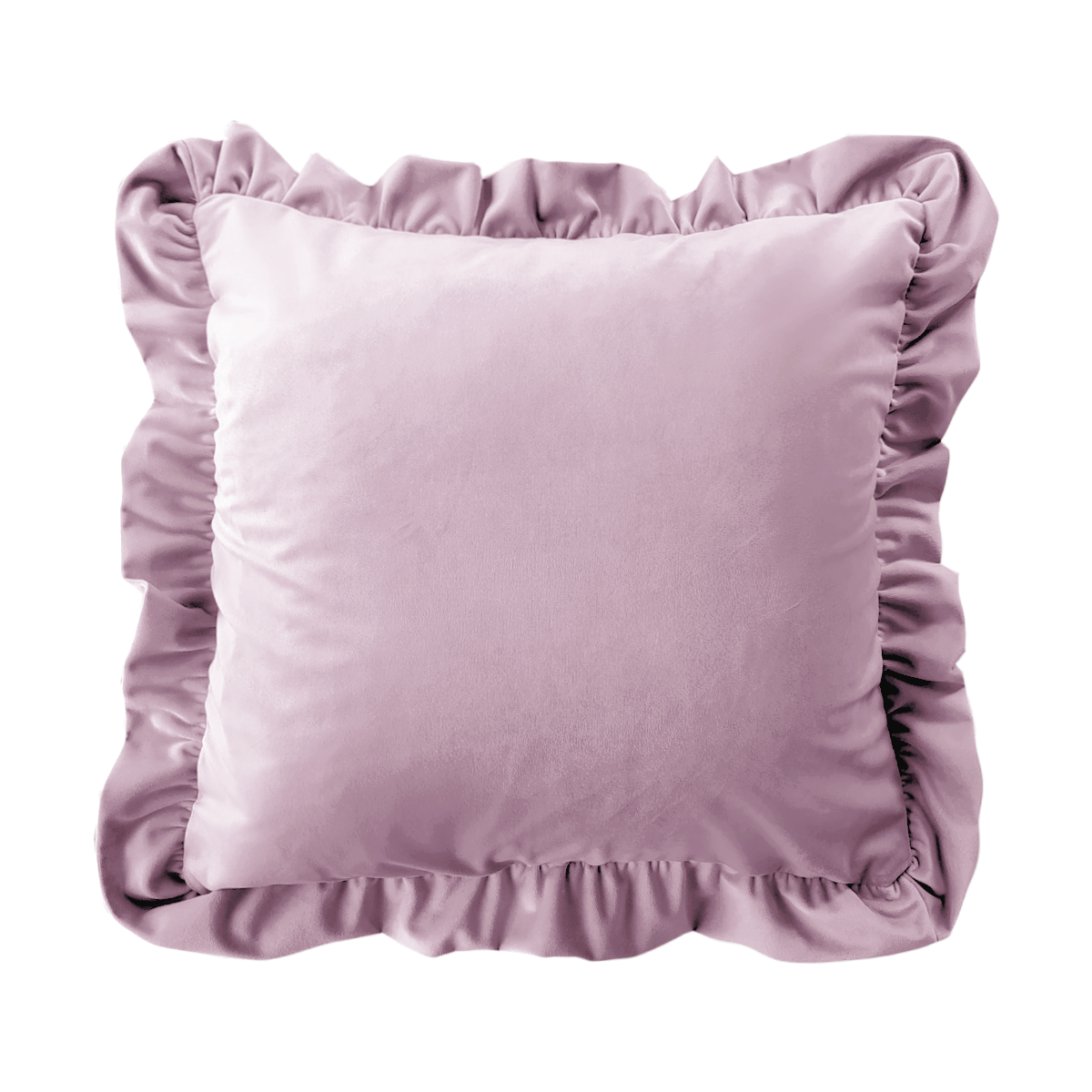 Poduszka z falbaną VELVET VE2269 | różowy