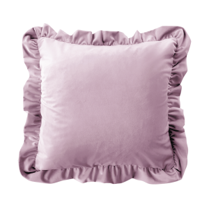 Poduszka z falbaną  VELVET VE2269 | różowy