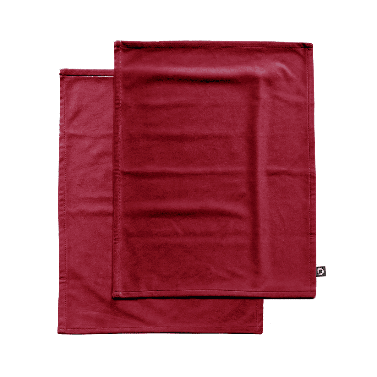 Komplet 2 podkładek pod talerze VELVET VE2267 | rubinowy